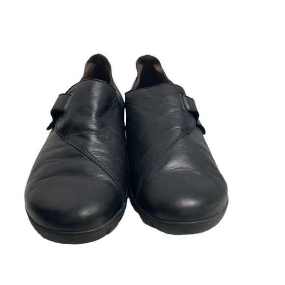 MEPHISTO M Women’s Genuine Leather Black Air Jet Shoes Size 9 - Picture 1 of 13